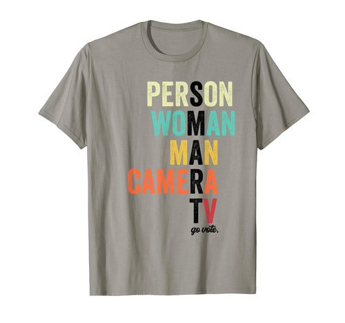 Person Camera Tv Go Vote T-Shirt - Trendy Graphic for Adults - T-Shirt, Sweatshirt, Hoodie