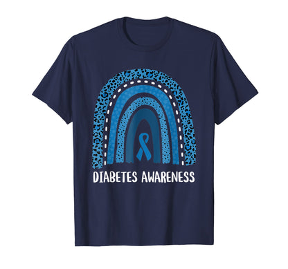 Mens Support Diabetes Awareness T-Shirt - Custom Art Print for Adults - T-Shirt, Sweatshirt, Hoodie