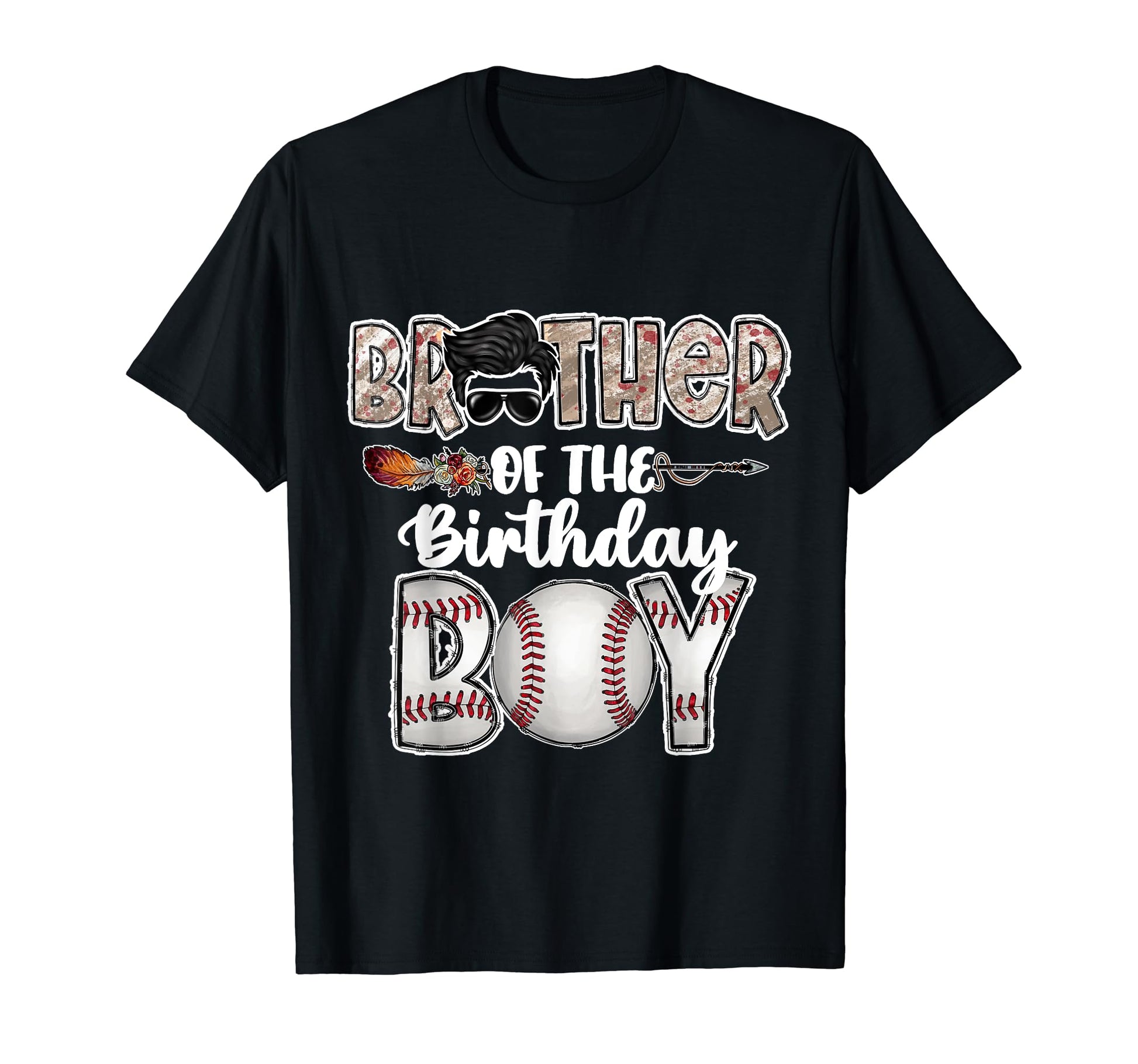 Brother Birthday Baseball T-Shirt - Novelty Apparel Men Women - T-Shirt, Sweatshirt, Hoodie