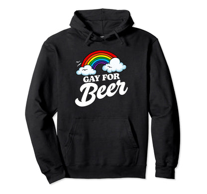 Gay Beer Funny Lgbtq Rainbow Craft Brewing Hoodie - Novelty Apparel Unisex - T-Shirt, Sweatshirt, Hoodie