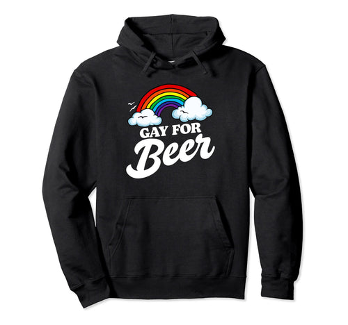 Gay Beer Funny Lgbtq Rainbow Craft Brewing Hoodie - Novelty Apparel Unisex - T-Shirt, Sweatshirt, Hoodie