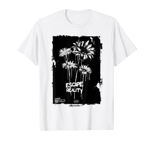 Escape Reality 90S Grunge Emo Edgy Y2K T-Shirt - Novelty Apparel Unisex - T-Shirt, Sweatshirt, Hoodie