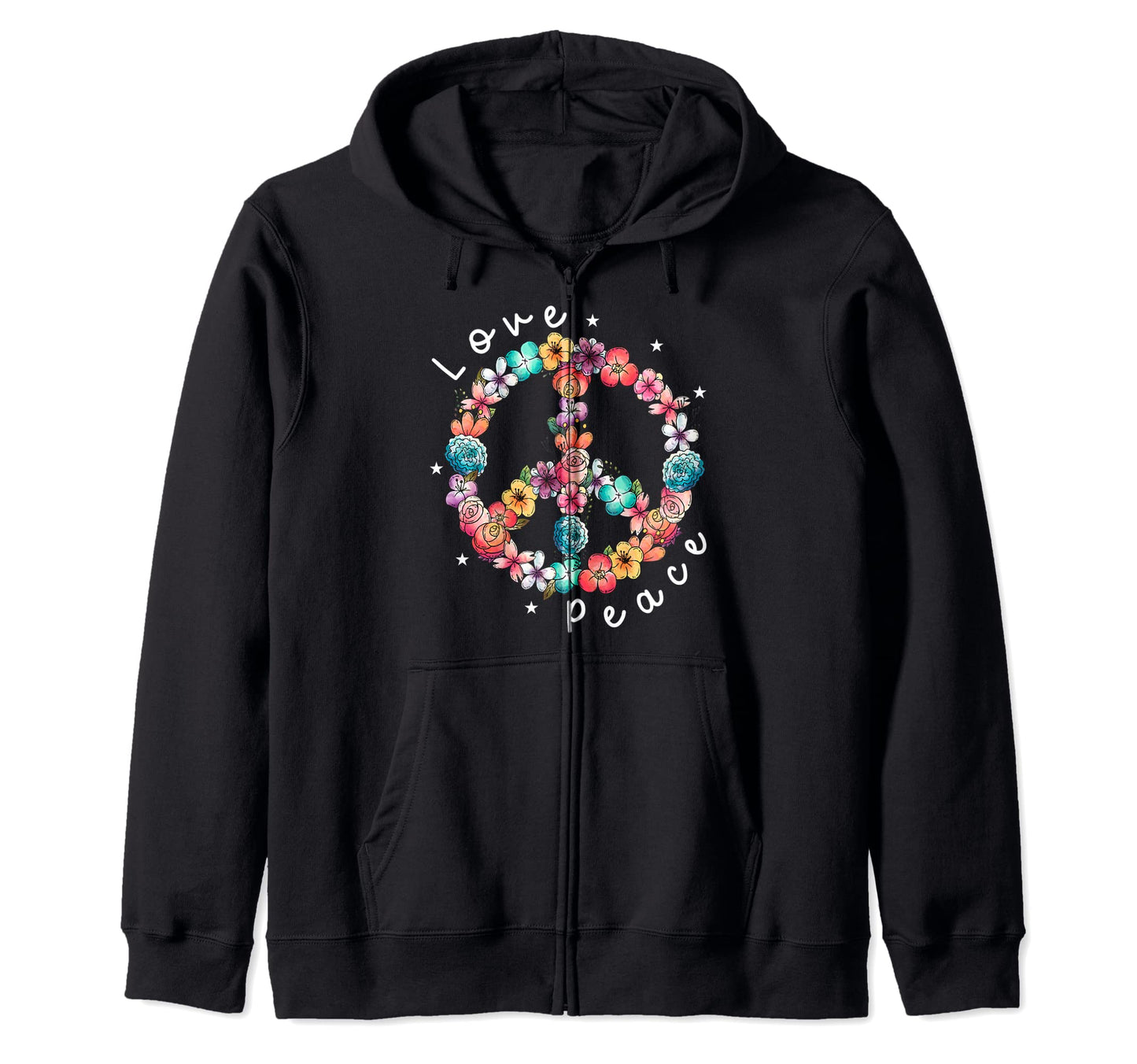 Peace Peace Harmony Hippie Peace T-Shirt - Aesthetic Graphic Men Women - T-Shirt, Sweatshirt, Hoodie