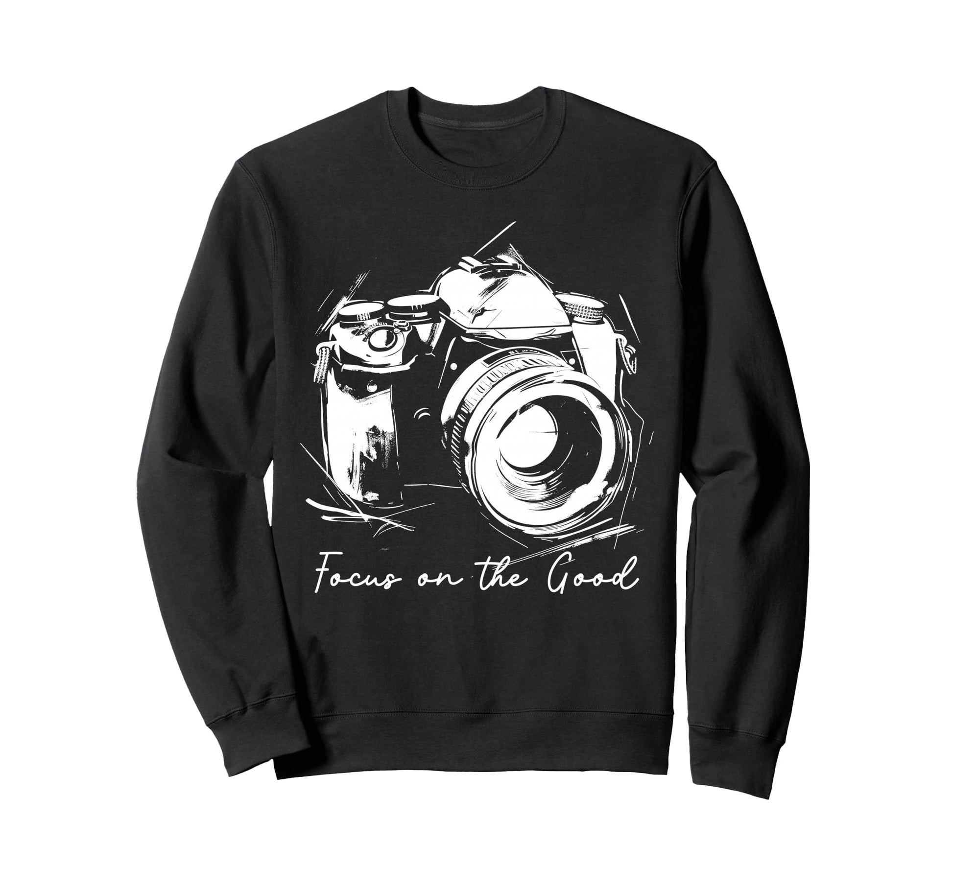 Photographer Focus Good Camera Sweatshirt - Custom Art Print Unisex - T-Shirt, Sweatshirt, Hoodie