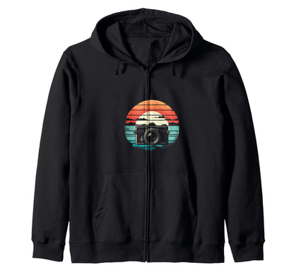 Camera Sunset Sweatshirt - Novelty Apparel for Adults - T-Shirt, Sweatshirt, Hoodie