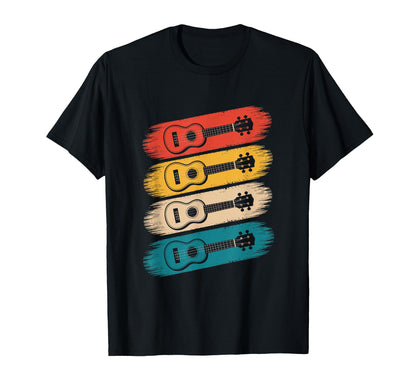 Colorful Guitar Guitar Old School T-Shirt - Streetwear Style Unisex - T-Shirt, Sweatshirt, Hoodie