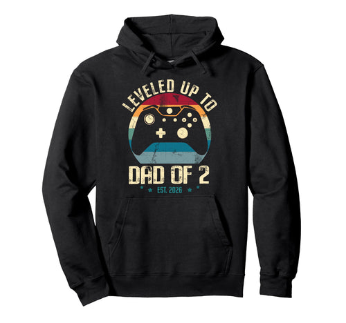 I Leveled Up To Dad 2 Daddy Again Hoodie - Aesthetic Graphic for Adults - T-Shirt, Sweatshirt, Hoodie