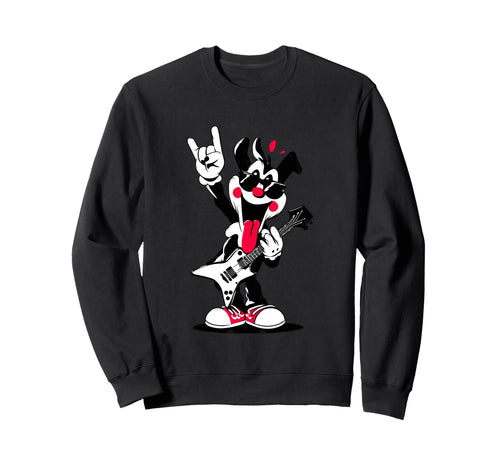 Funny Cartoon Character Rock Music Sweatshirt - Novelty Apparel Unisex - T-Shirt, Sweatshirt, Hoodie