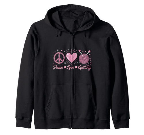 Funny Knitting Knitter Yarn Lover Jm Hoodie - Custom Art Print Men Women - T-Shirt, Sweatshirt, Hoodie