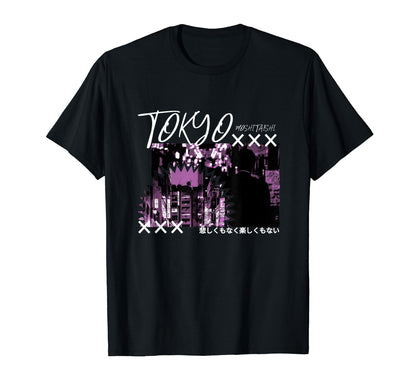 Vaporwave Aesthetic Lofi Japan T-Shirt - Casual Everyday Wear for Adults - T-Shirt, Sweatshirt, Hoodie