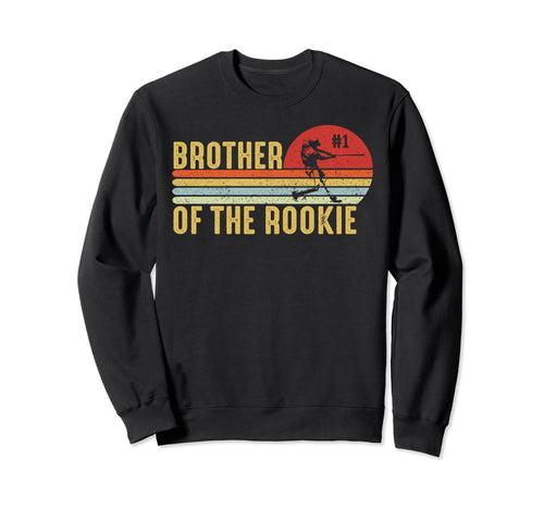 Brother Rookie Baseball 1St Birthday Sweatshirt - Novelty Apparel Unisex - T-Shirt, Sweatshirt, Hoodie