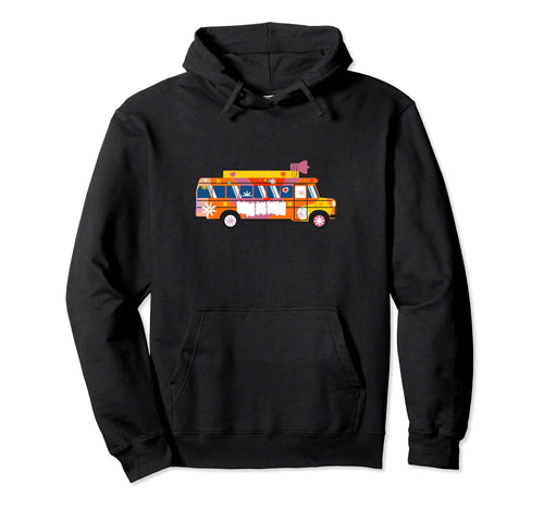 Hippie Costume Flower Power Love Hoodie - Casual Everyday Wear Men Women - T-Shirt, Sweatshirt, Hoodie