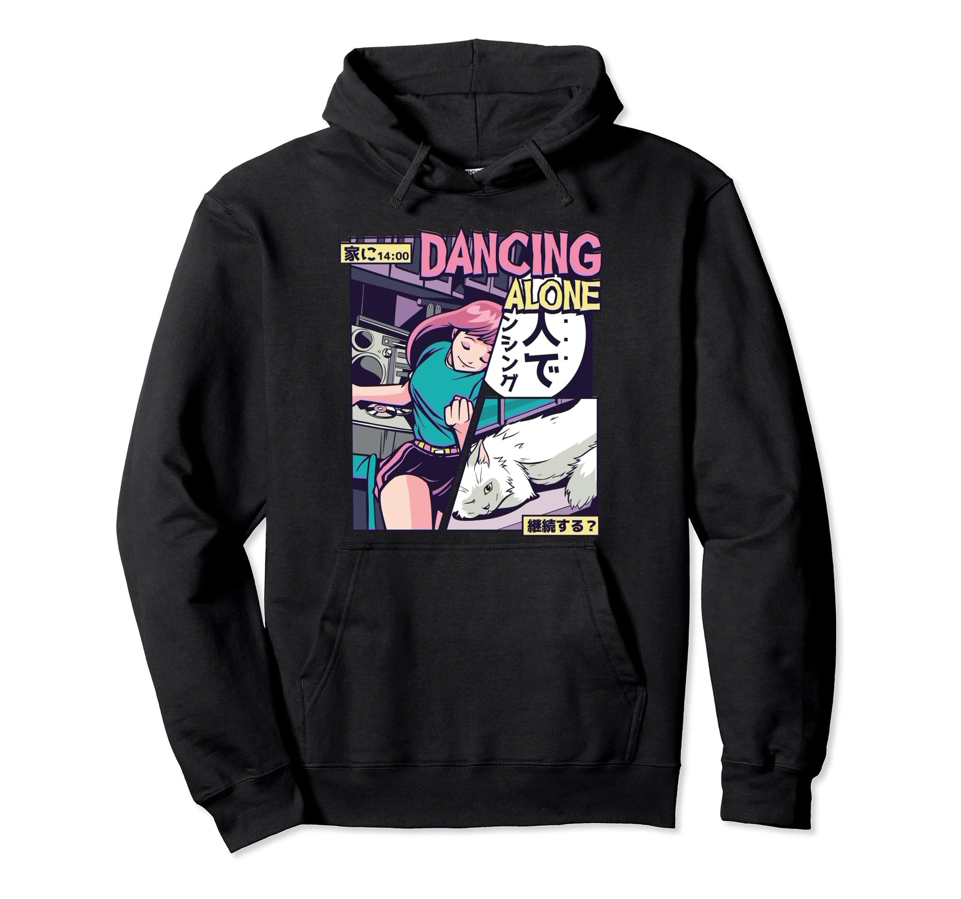 90S Vaporwave Aesthetic Japanese Anime And Hoodie - Graphic Print Unisex - T-Shirt, Sweatshirt, Hoodie