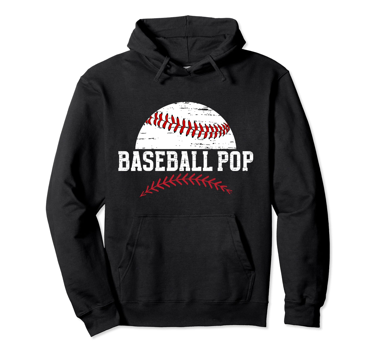 Baseball Pop Grandpa Pop Baseball Player Pop Hoodie - Graphic Print Unisex - T-Shirt, Sweatshirt, Hoodie
