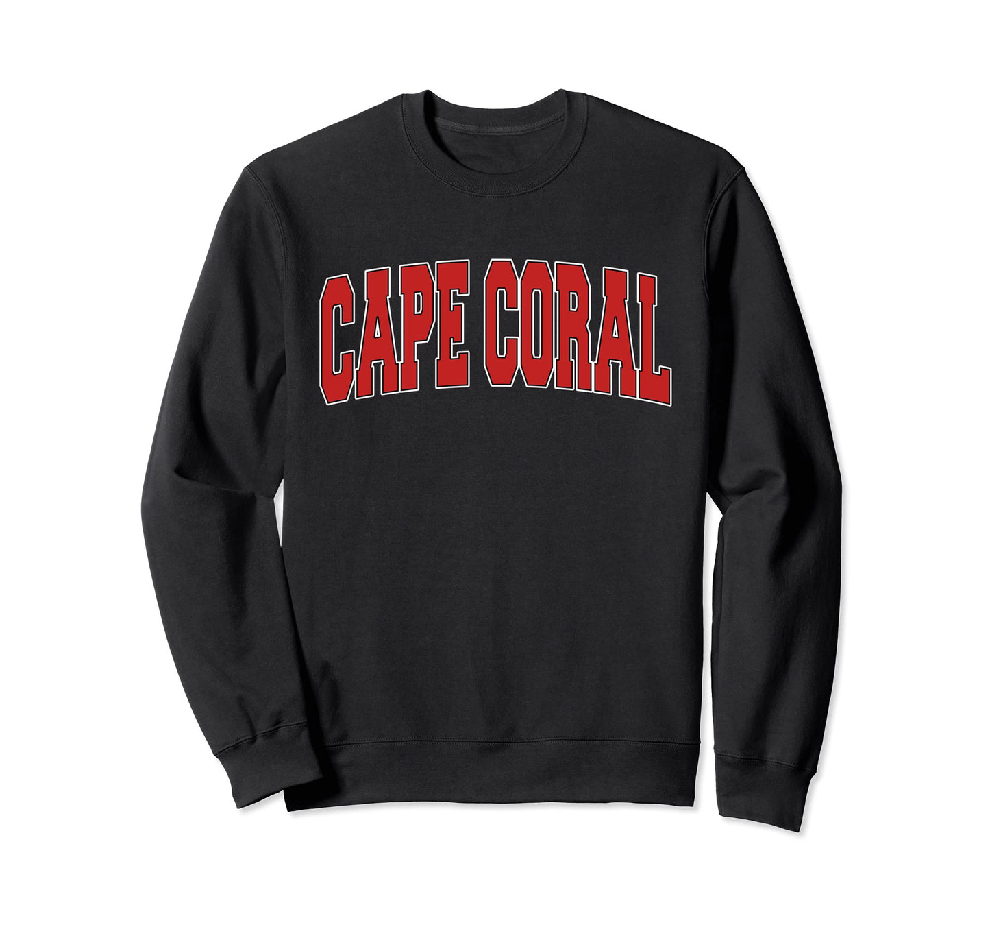 Cape Coral Fl Florida Varsity Usa Sweatshirt - Minimalist Print Men Women - T-Shirt, Sweatshirt, Hoodie