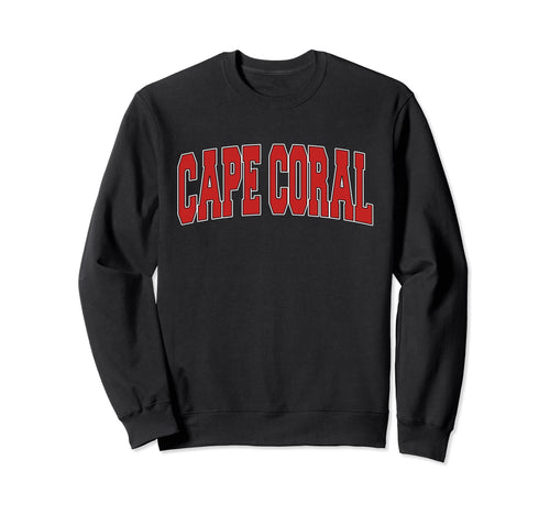 Cape Coral Fl Florida Varsity Usa Sweatshirt - Minimalist Print Men Women - T-Shirt, Sweatshirt, Hoodie