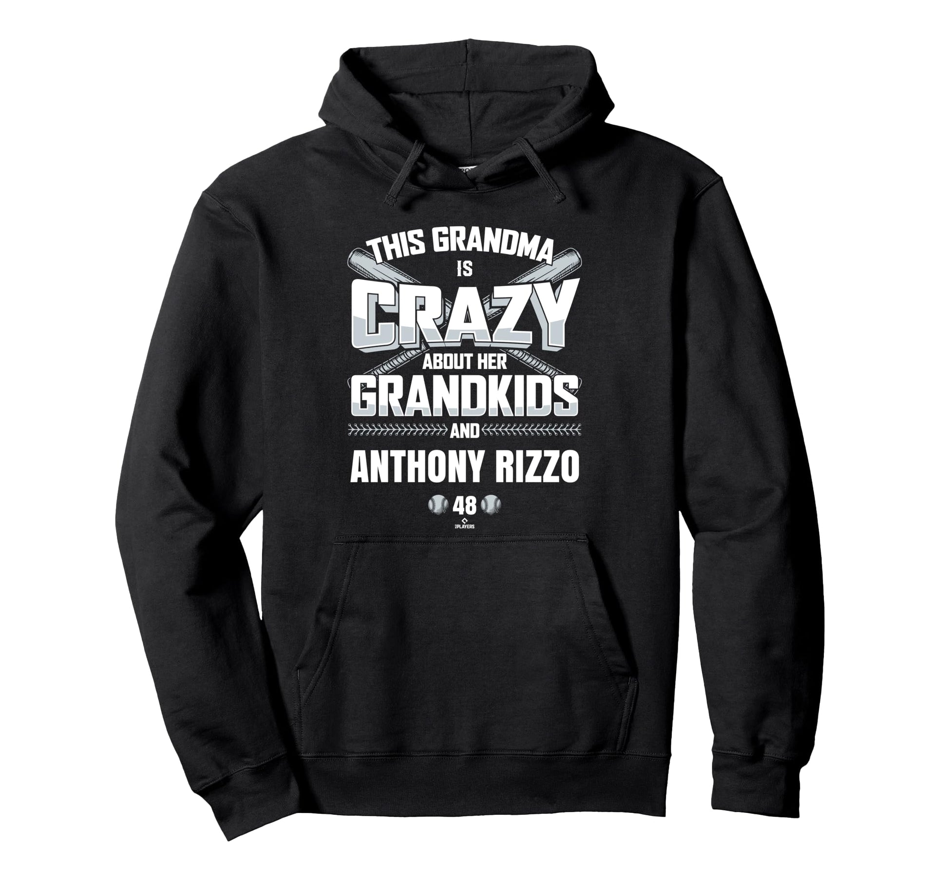 Grandma Crazy Anthony Rizzo New York Hoodie - Casual Everyday Wear Unisex - T-Shirt, Sweatshirt, Hoodie