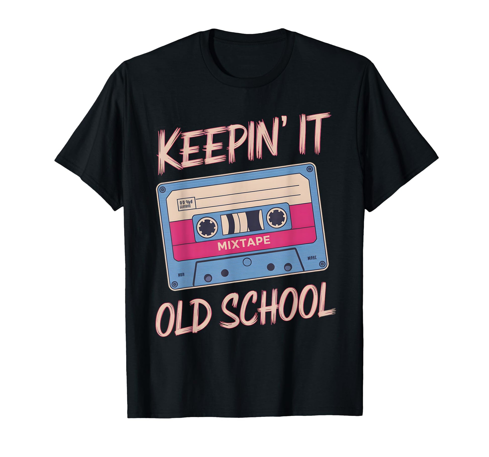 Old School Hip Hop 80S 90S Cassette T-Shirt - Minimalist Print for Adults - T-Shirt, Sweatshirt, Hoodie
