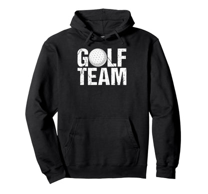 Team Golf Game Day Sports Parent Hoodie - Trendy Graphic Men Women - T-Shirt, Sweatshirt, Hoodie