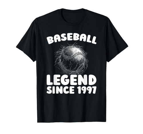 Born 1997 Baseballer Sport Player T-Shirt - Casual Everyday Wear Men Women - T-Shirt, Sweatshirt, Hoodie