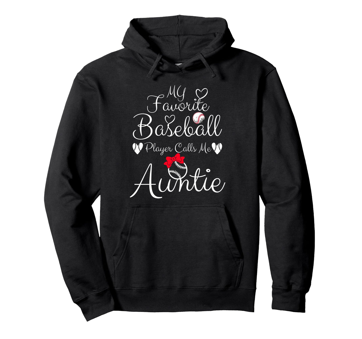 My Favorite Baseball Player Calls Hoodie - Fun Novelty Design for Adults - T-Shirt, Sweatshirt, Hoodie