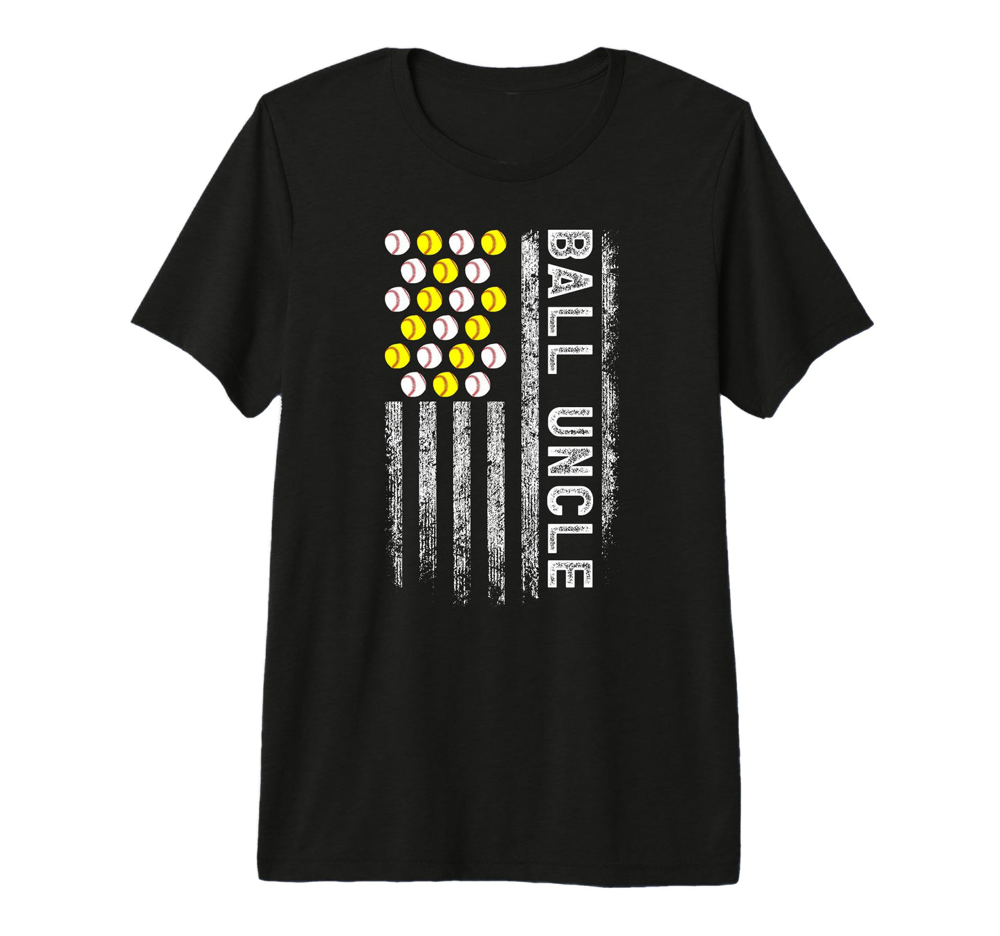 Mens Ball Uncle Us Flag Baseball T-Shirt - Trendy Graphic Men Women - T-Shirt, Sweatshirt, Hoodie