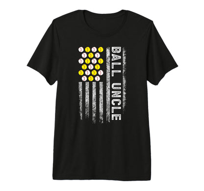 Mens Ball Uncle Us Flag Baseball T-Shirt - Trendy Graphic Men Women - T-Shirt, Sweatshirt, Hoodie