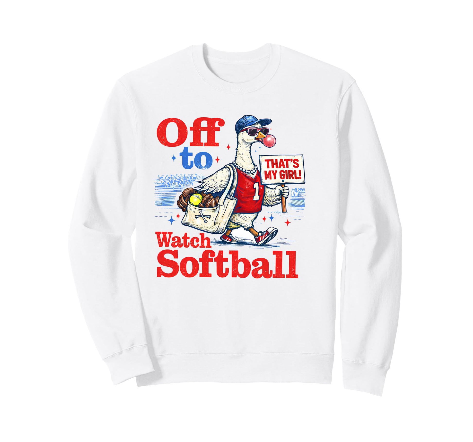 Softball Mom I Yell Because I Sweatshirt - Minimalist Print for Adults - T-Shirt, Sweatshirt, Hoodie