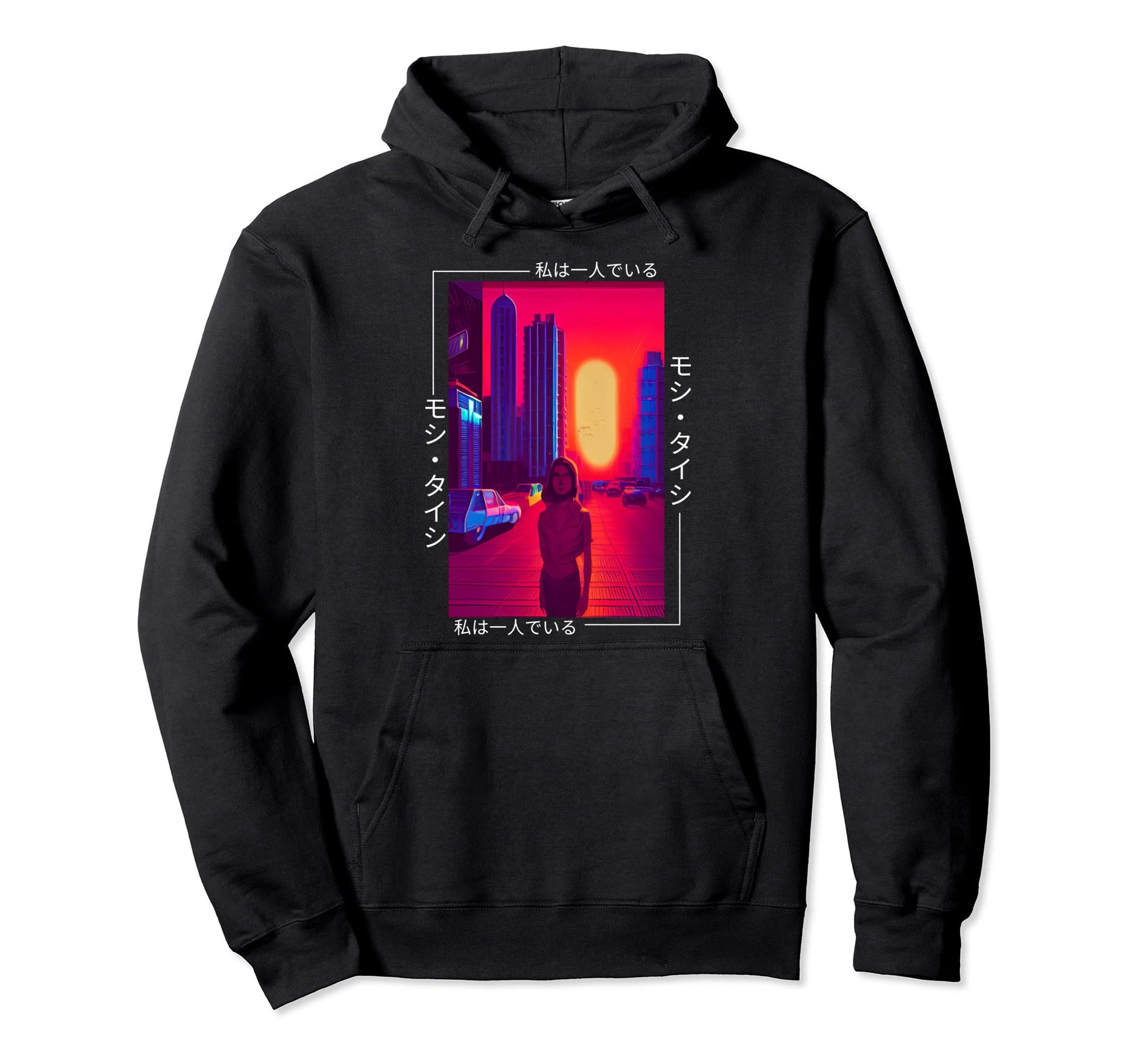 90S Synthwave Japanese Vaporwave Art Hoodie - Aesthetic Graphic Unisex - T-Shirt, Sweatshirt, Hoodie
