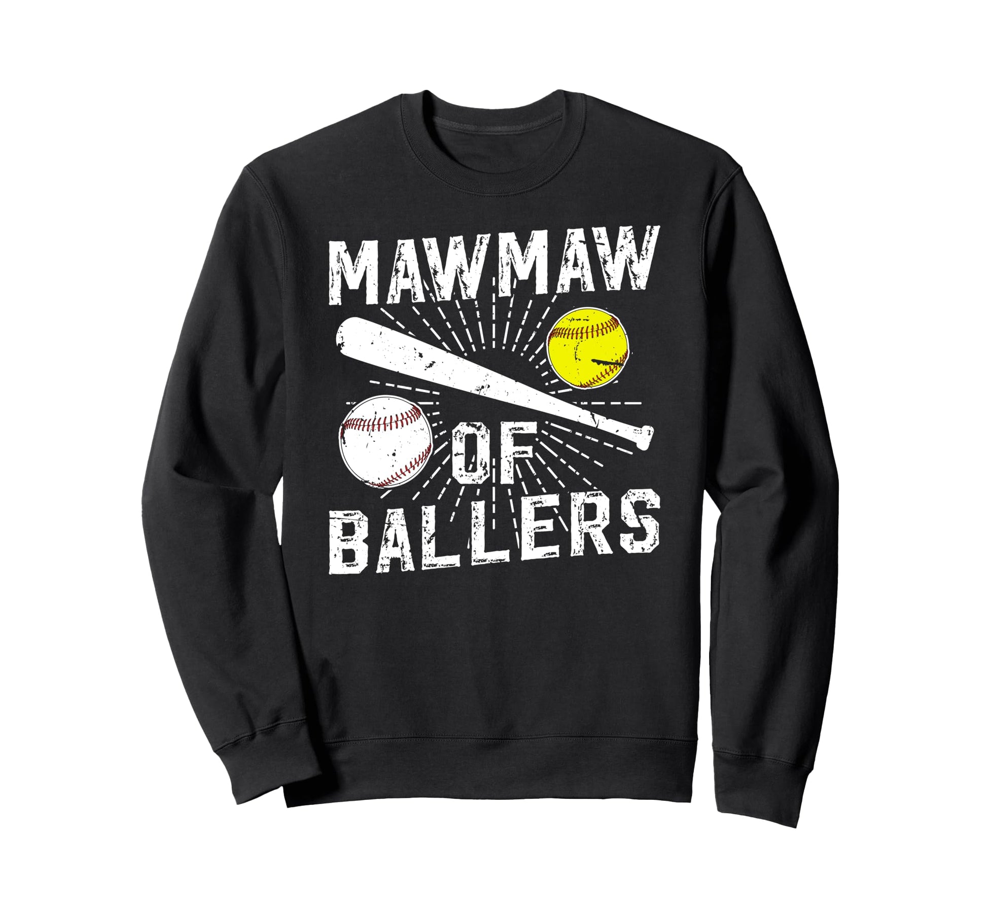 Mawmaw Ballers Proud Baseball Sweatshirt - Aesthetic Graphic for Adults - T-Shirt, Sweatshirt, Hoodie