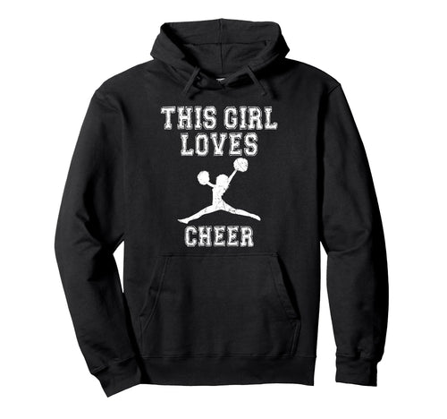 This Loves Cheer Cheerleading Game Day Hoodie - Unique Graphic for Adults - T-Shirt, Sweatshirt, Hoodie
