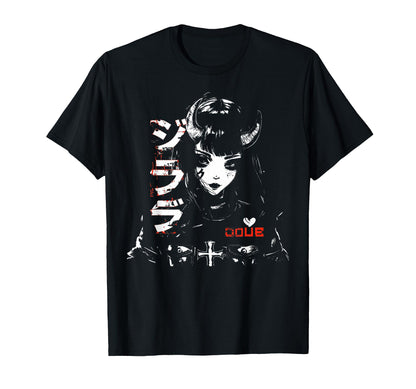 Anime Goth Grunge Demon Waifu Horror Alt T-Shirt - Novelty Apparel Unisex - T-Shirt, Sweatshirt, Hoodie