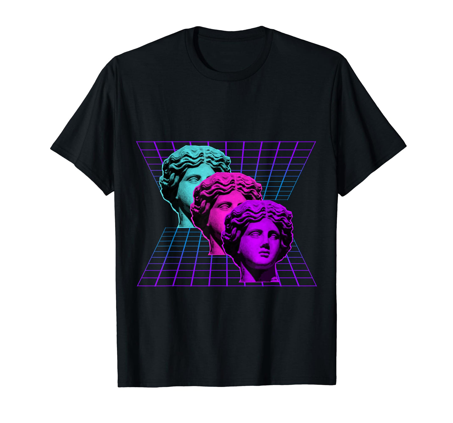 Aesthetic Greek Statue Vaporwave T-Shirt - Streetwear Style Men Women - T-Shirt, Sweatshirt, Hoodie