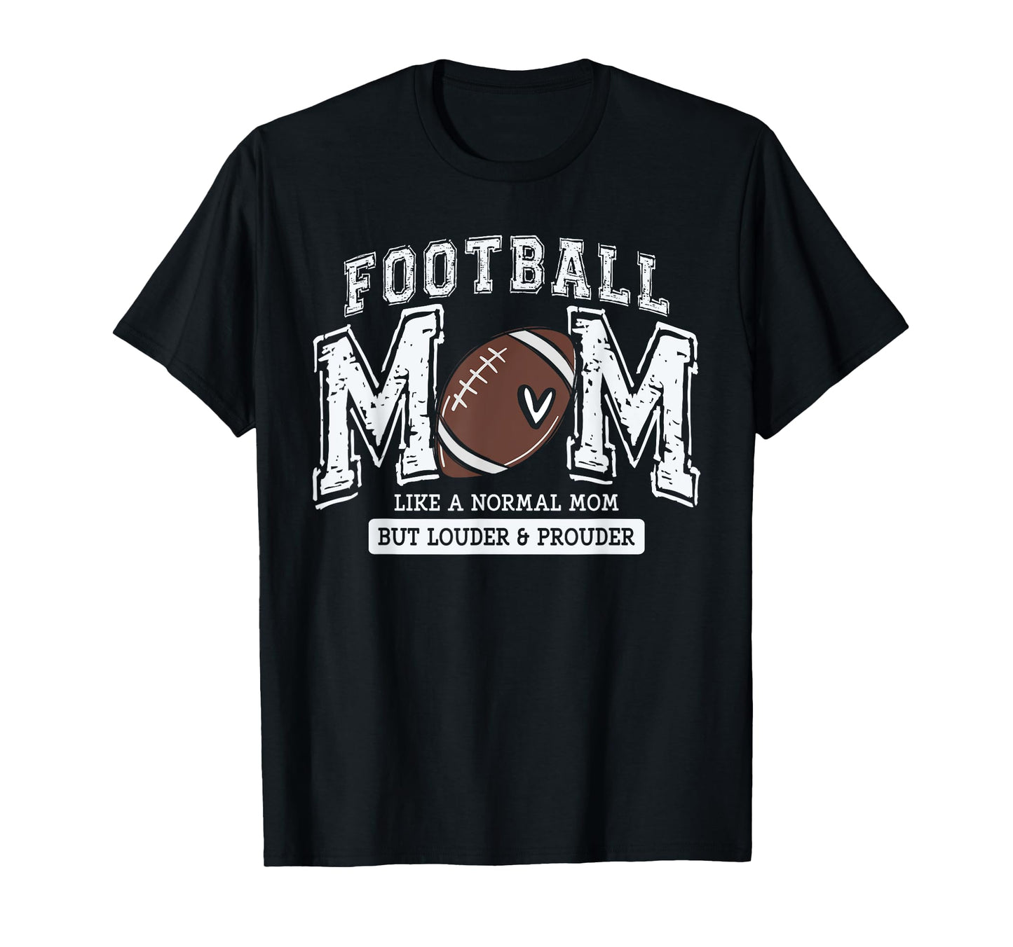 Football Mom Game Day Football T-Shirt - Minimalist Print for Adults - T-Shirt, Sweatshirt, Hoodie