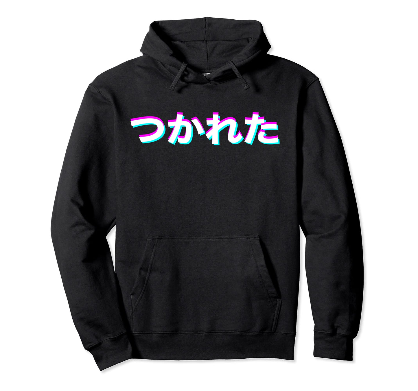 Vaporwave Aesthetic Im Tired Written Hoodie - Novelty Apparel for Adults - T-Shirt, Sweatshirt, Hoodie