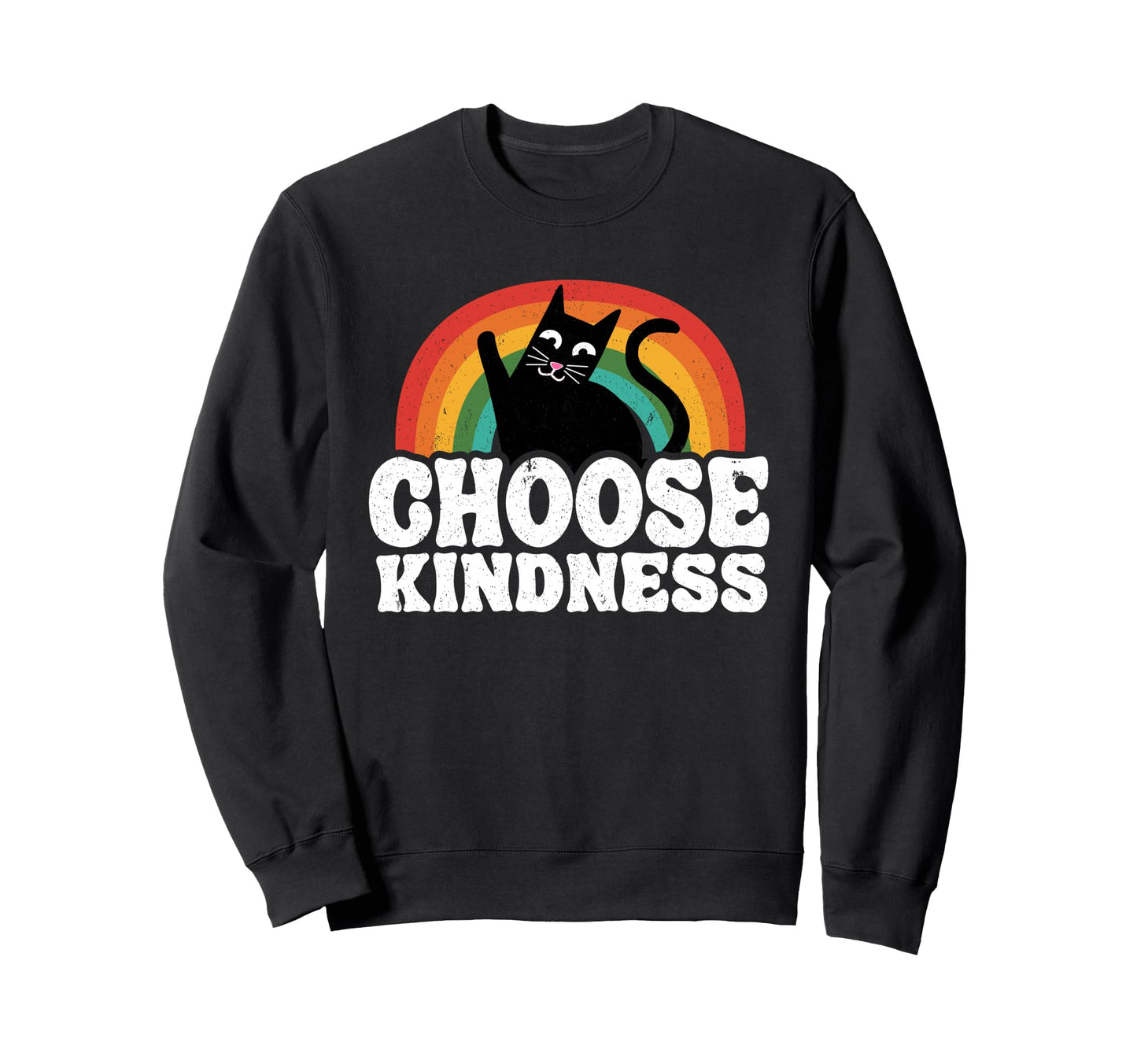 Choose Kindness Anti Bullying Sweatshirt - Minimalist Print for Adults - T-Shirt, Sweatshirt, Hoodie