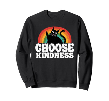 Choose Kindness Anti Bullying Sweatshirt - Minimalist Print for Adults - T-Shirt, Sweatshirt, Hoodie