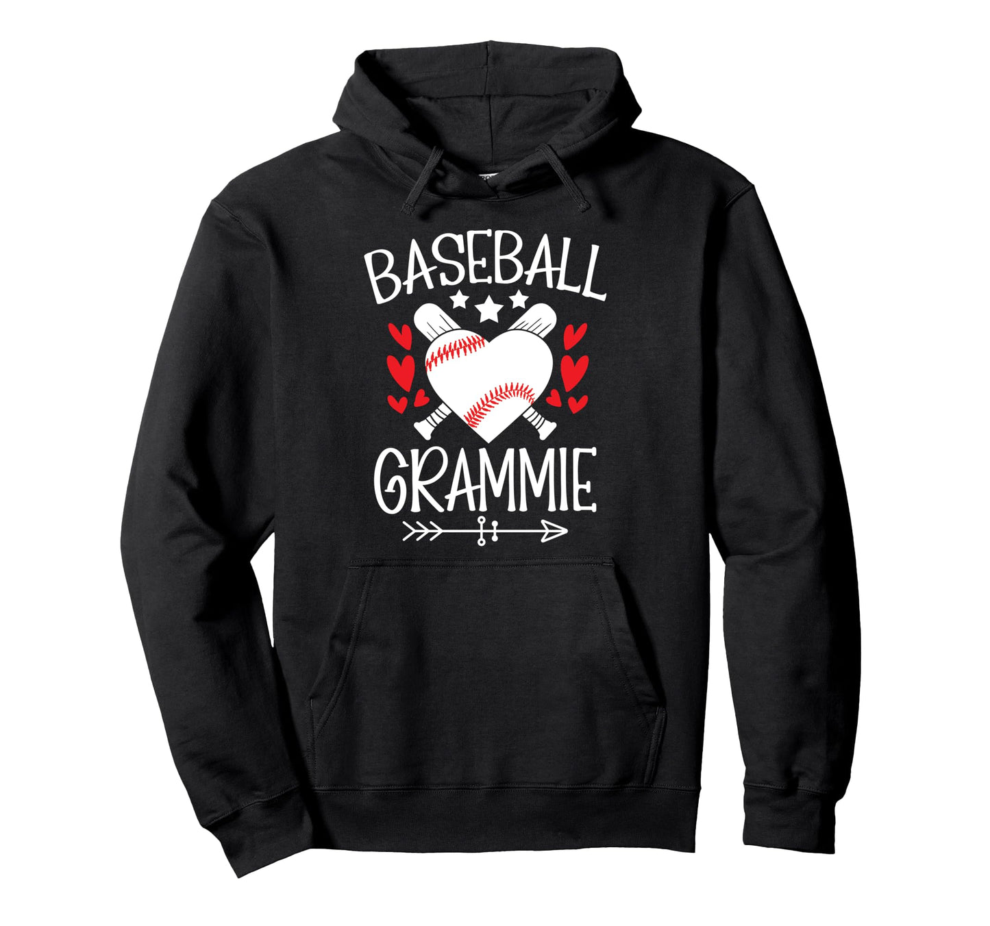 Baseball Grammie Baseball Player Hoodie - Custom Art Print for Adults - T-Shirt, Sweatshirt, Hoodie