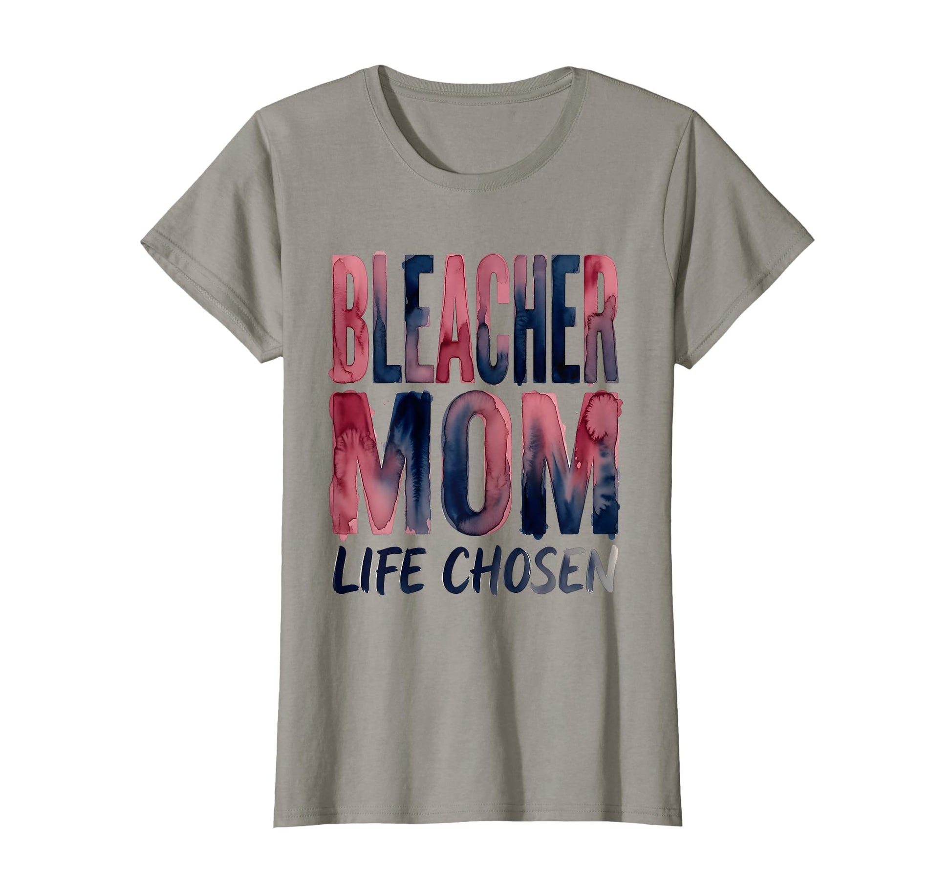 Bleacher Mom Life Chosen Baseball Mama T-Shirt - Graphic Print Men Women - T-Shirt, Sweatshirt, Hoodie