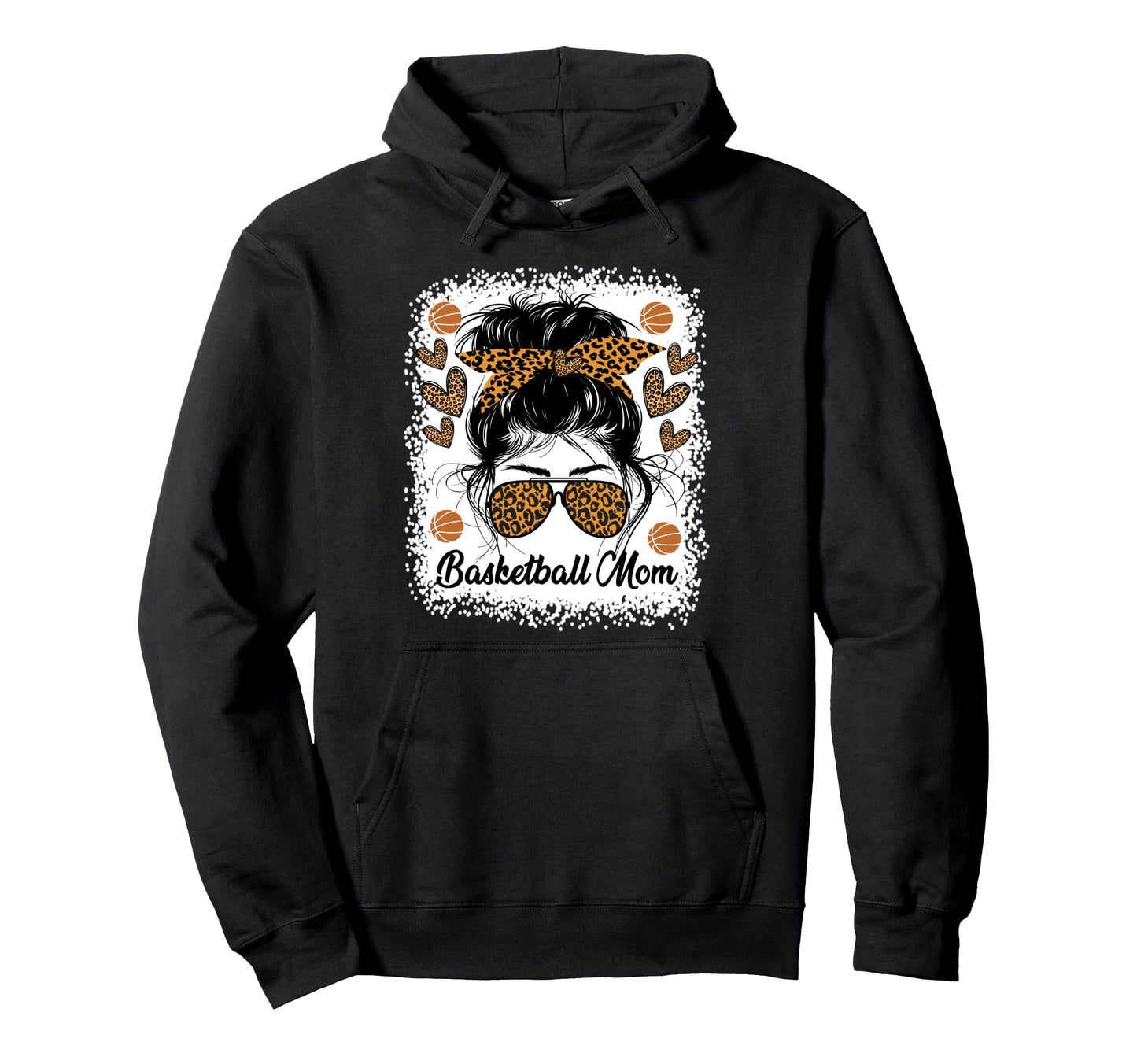Basketball Mom Basketball Player Hoodie - Minimalist Print Men Women - T-Shirt, Sweatshirt, Hoodie