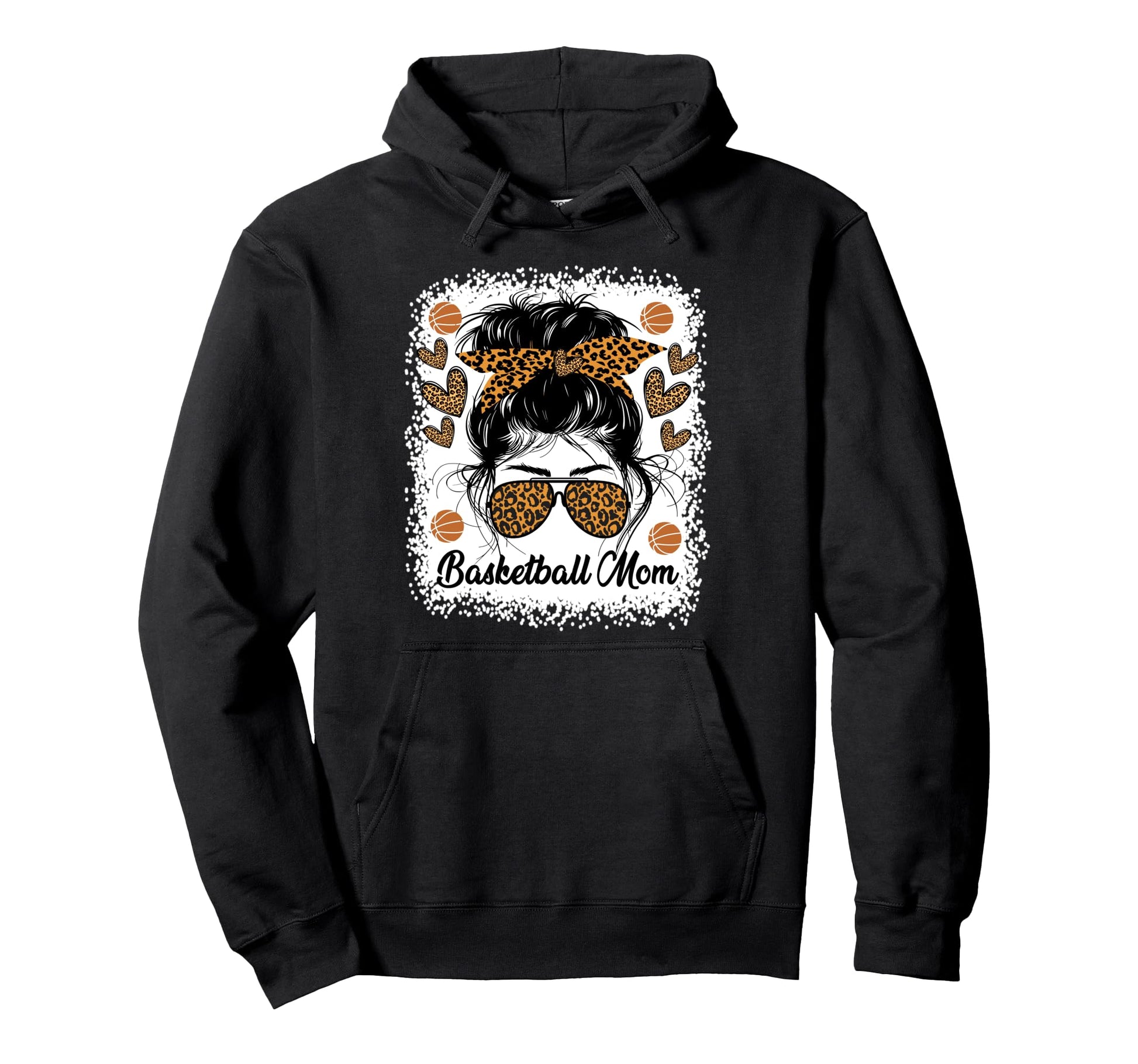 Basketball Mom Basketball Player Hoodie - Minimalist Print Men Women - T-Shirt, Sweatshirt, Hoodie