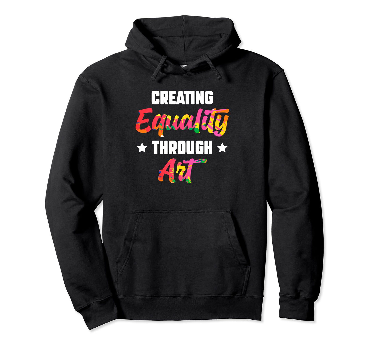 Lgbt Rainbow Paint Splatters Funny Fluid Hoodie - Trendy Graphic Unisex - T-Shirt, Sweatshirt, Hoodie
