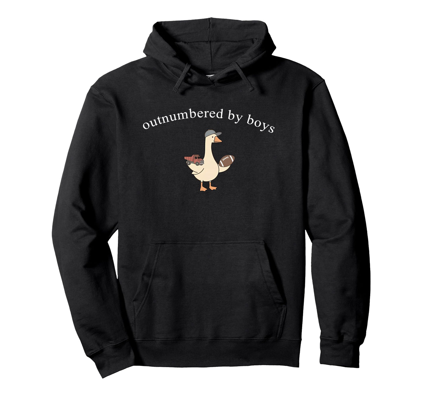Outnumbered Funny Mom Goose Hoodie - Casual Everyday Wear Unisex - T-Shirt, Sweatshirt, Hoodie