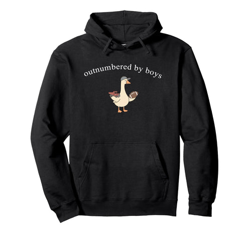 Outnumbered Funny Mom Goose Hoodie - Casual Everyday Wear Unisex - T-Shirt, Sweatshirt, Hoodie