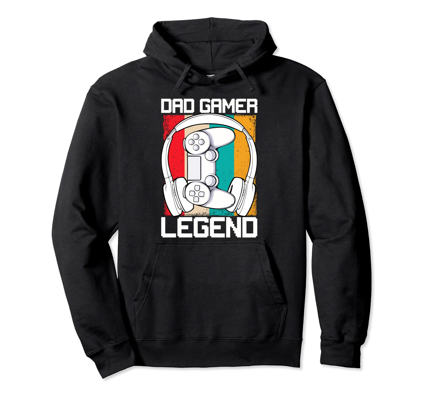 Dad Gamer Legend Fathers Day Video Game Hoodie - Novelty Apparel Men Women - T-Shirt, Sweatshirt, Hoodie