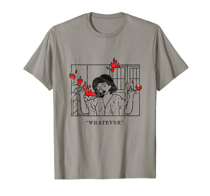 Whatever Grunge Goth Aesthetic Egirl T-Shirt - Aesthetic Graphic Men Women - T-Shirt, Sweatshirt, Hoodie