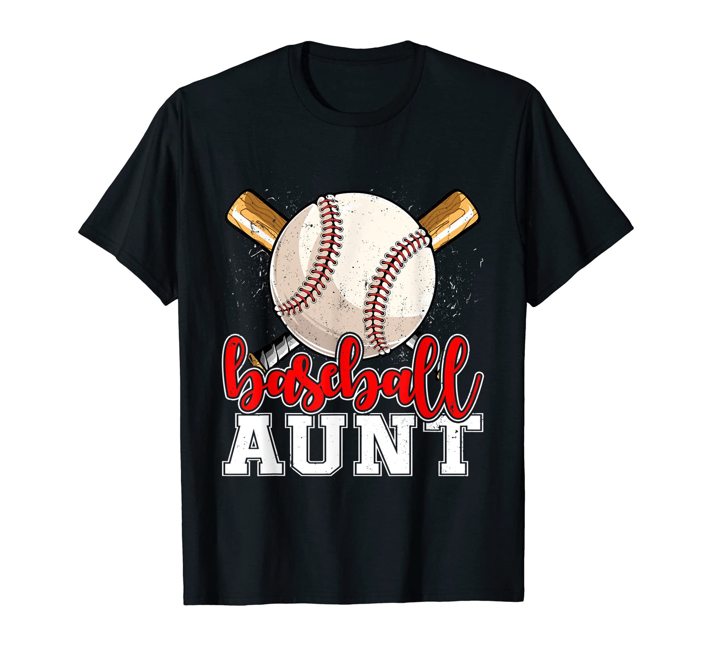 Baseball Aunt Mothers Day Family Matching T-Shirt - Unique Graphic Unisex - T-Shirt, Sweatshirt, Hoodie