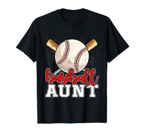 Baseball Aunt Mothers Day Family Matching T-Shirt - Unique Graphic Unisex - T-Shirt, Sweatshirt, Hoodie