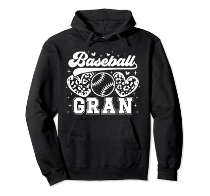 Baseball Gran Grandma Gran Baseball Hoodie - Streetwear Style for Adults - T-Shirt, Sweatshirt, Hoodie