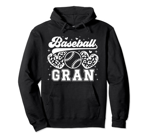 Baseball Gran Grandma Gran Baseball Hoodie - Streetwear Style for Adults - T-Shirt, Sweatshirt, Hoodie